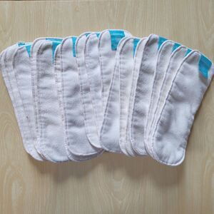 Charlie Banana Lot 17 OS Small Cloth Diaper Inserts Microfiber Reusable